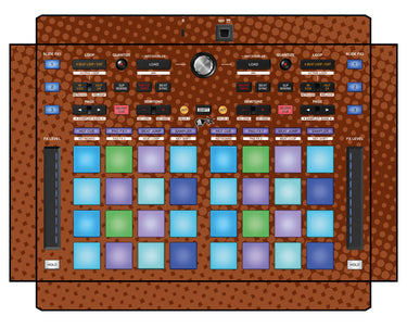 Pioneer DJ DDJ XP 1 Skin Gradienter Brown